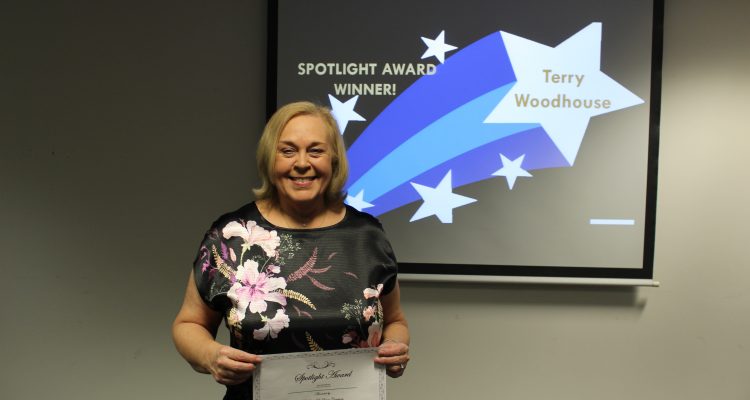 Terry Woodhouse spotlight award