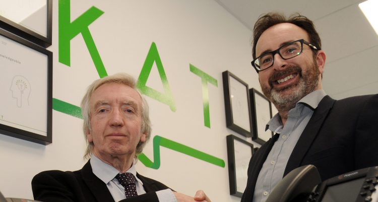 Investment Manager Alan Scott and KAT Communications' Managing Director, Anthony Temperton